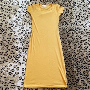 body con rubbed mini dress